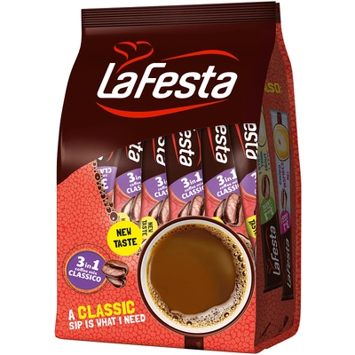 La Festa 3in1 klasszikus azonnal oldódó kávéspecialitás 10x15g