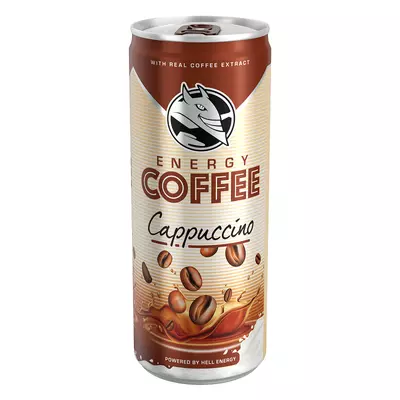 Hell Energy Ice Coffee Cappuccino UHT ital tejjel és kávékivonattal 250 ml