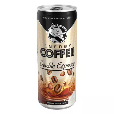 Hell Energy Ice Coffee Double Espresso UHT ital tejjel és kávékivonattal 250 ml