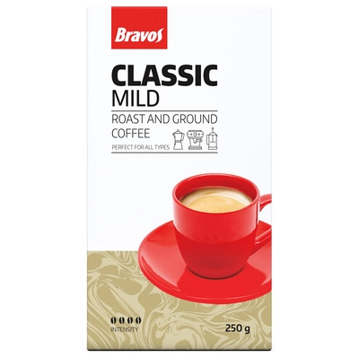 Bravos classic mild őrölt kávé 250g