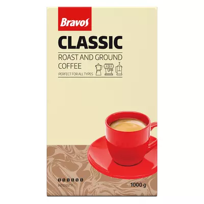 Bravos classic őrölt kávé 1kg