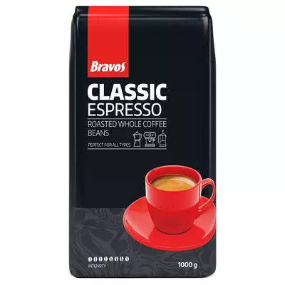 Bravos classic espresso szemes kávé 1kg