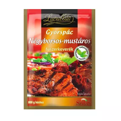 Lucullus 4 borsos-mustáros gyorspác 37g