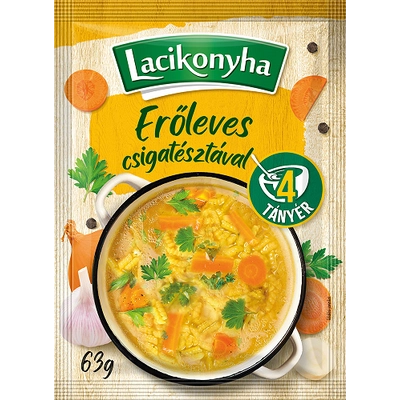 Lacikonyha erő leves csigatésztával 63g