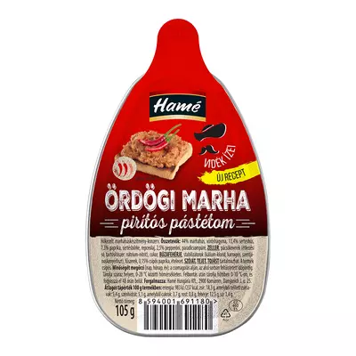 Hamé ördögi marha pirítós pástétom 105g