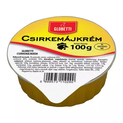 Globetti csirkemájkrém 100g