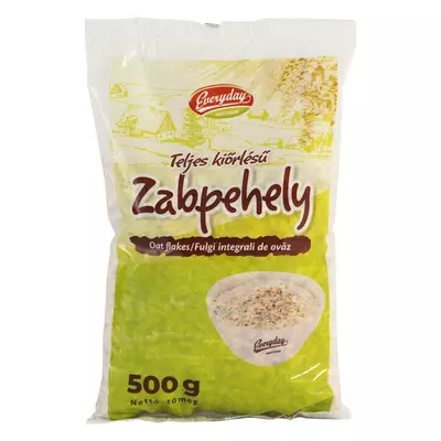 Everyday teljes kiőrlésű zabpehely 500g