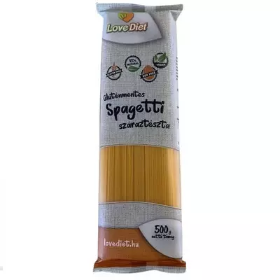 Lovediet gluténmentes száraztészta spagetti 500 g