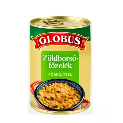 Globus zöldborsófőzelék pörkölttel 400 g