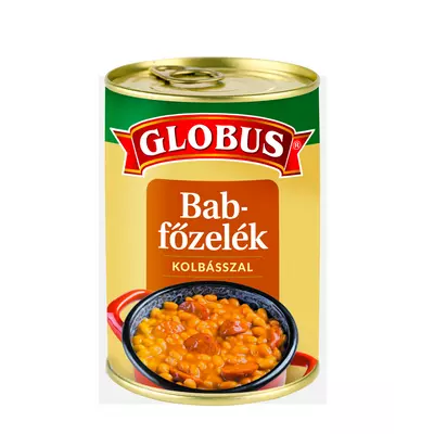 Globus babfőzelék kolbásszal 400 g