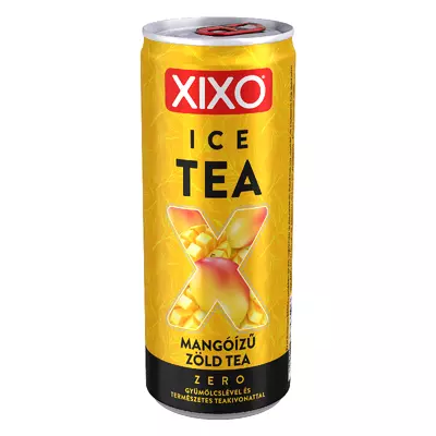 XIXO zero mangó ízű zöld tea 250 ml