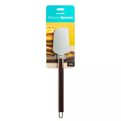 Bewello szürkeszínű szilikon spatula rosegold nyéllel 29x5,2x1cm 57547P