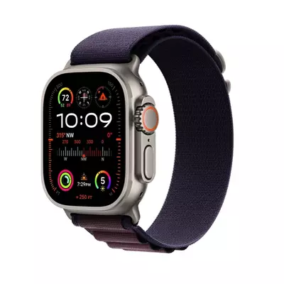 Apple Watch Ultra 2 LTE 49mm Titanium Case with Alpine Loop M - Indigo