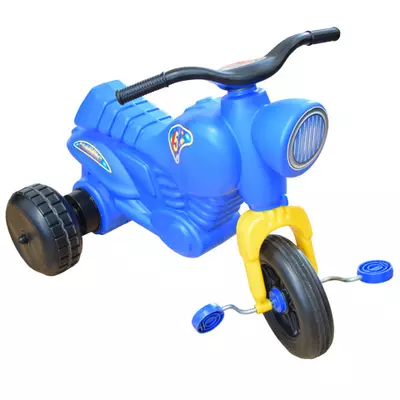 Lábbal hajtós tricikli kék színben - D-Toys