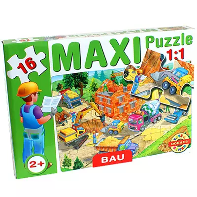 Maxi puzzle Építkezés - D-Toys