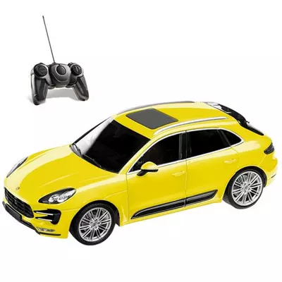 RC Porsche Macan Turbo sárga 40MHz 1:14 távírányítós autó - Mondo Motors