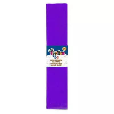 Krepp papír lila színben 50 x 200cm