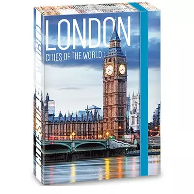 Cities: London füzetbox A/5-ös méretben