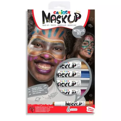 MaskUp Metallic 6db-os arcfestő szett - Carioca