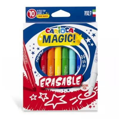 Magic Erasable 10db-os színes filctoll szett - Carioca