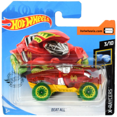 Hot Wheels - Beat All piros-sárga kisautó 1/64 - Mattel