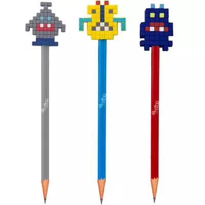 The Littlies Space Intruders ceruza radírral többféle változatban
