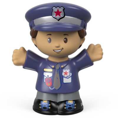 Fisher-Price: Little People Landon rendőrfigura - Mattel