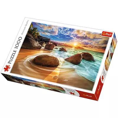 Samudra Beach, India 1000 db-os puzzle - Trefl