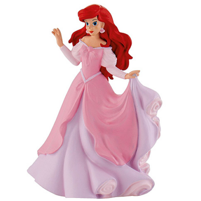 Ariel rózsaszín ruhás hercegnő játékfigura