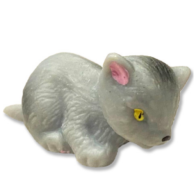 Micro fekvő cica játékfigura - Bullyland