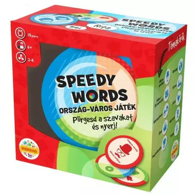 Speedy Words Ország-város társasjáték- Foxmind