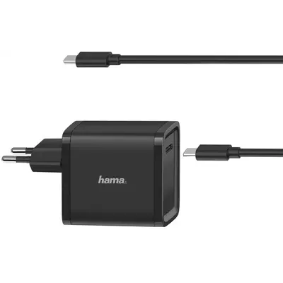 Hama univerzális hálózati USB Type-C töltő "PD" (5-20V,45W) (200005)