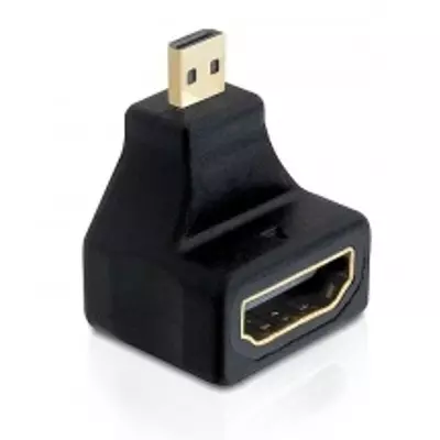 Delock Adapter magas sebességű HDMI - mikro D apa > A anya, elforgatott