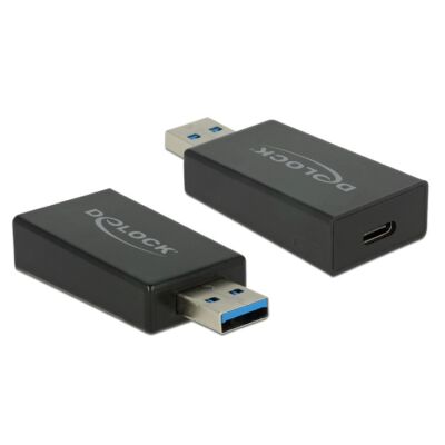 Delock Adapter SuperSpeed USB 10 Gbps (USB 3.1 Gen 2) A > USB Type-C