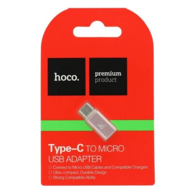 HOCO adapter Micro and Type C rose gold