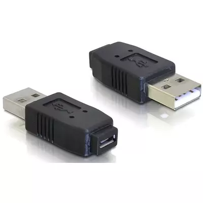 Delock Adapter USB micro-A+B female to USB2.0-A male