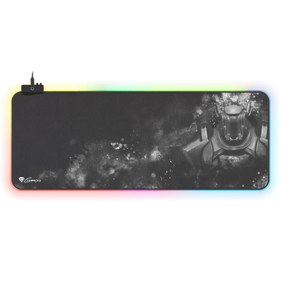 Genesis Boron 500 XXL RGB Gamer egérpad, 80x30 cm, fekete