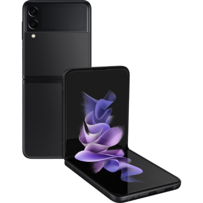 Samsung Galaxy Z Flip 3 F711B 5G Dual Sim 8GB RAM 128GB fekete (black) kártyafüggetlen okostelefon