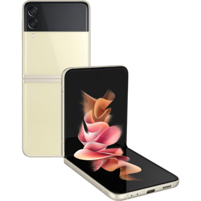 Samsung Galaxy Z Flip3 F711B 5G Dual Sim 8GB RAM 128GB krém (cream) kártyafüggetlen okostelefon