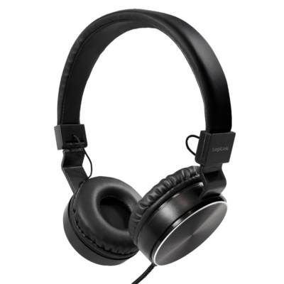 Logilink On-Ear Headphone , black