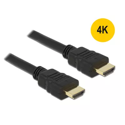 Delock High Speed HDMI-kábel típusú Ethernet  HDMI A dugós > HDMI A dugós 4K 0,5 m