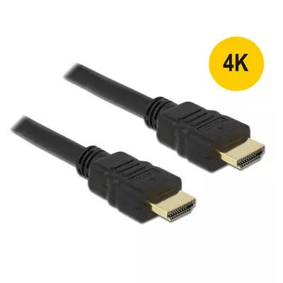 Delock High Speed HDMI-kábel típusú Ethernet  HDMI A dugós > HDMI A dugós 4K 1,0 m