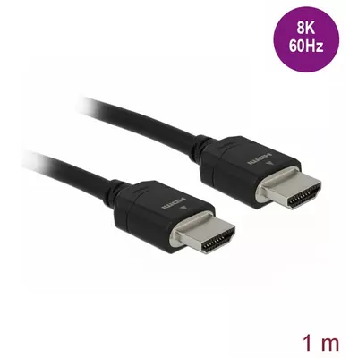 Delock Nagy sebességu HDMI kábel 48 Gbps 8K 60 Hz 1 m