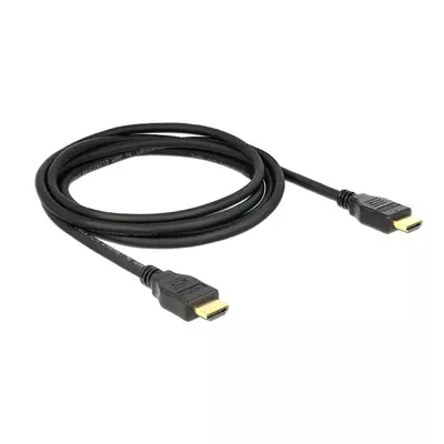 Delock nagy sebességű HDMI Ethernet kábel HDMI A apa > HDMI A apa 4K 2 m