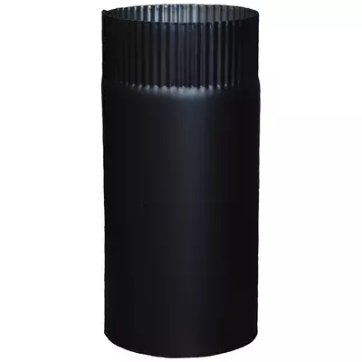 Fekete füstcső 120x250mm 13661