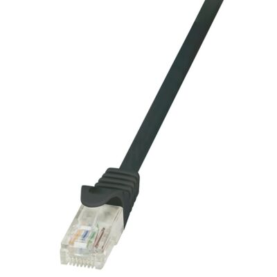 LogiLink CAT5e UTP Patch Kábel AWG26 fekete, 7,5m