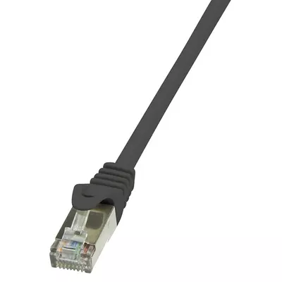 LogiLink CAT6 F/UTP Patch Cable EconLine AWG26 black 0,50m