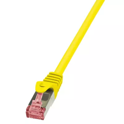 LogiLink CAT6 S/FTP Patch Kábel PrimeLine AWG27 PIMF LSZH sárga 1m