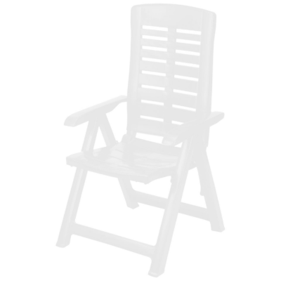 Kerti szék állítható fehér 042981100