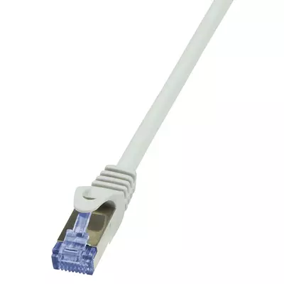 LogiLink CAT6A S/FTP Patch Cable PrimeLine AWG26 PIMF LSZH grey 0,50m